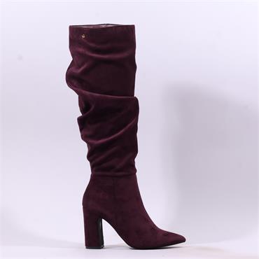Una Healy Famous Friends Knee High Boot - Burgundy